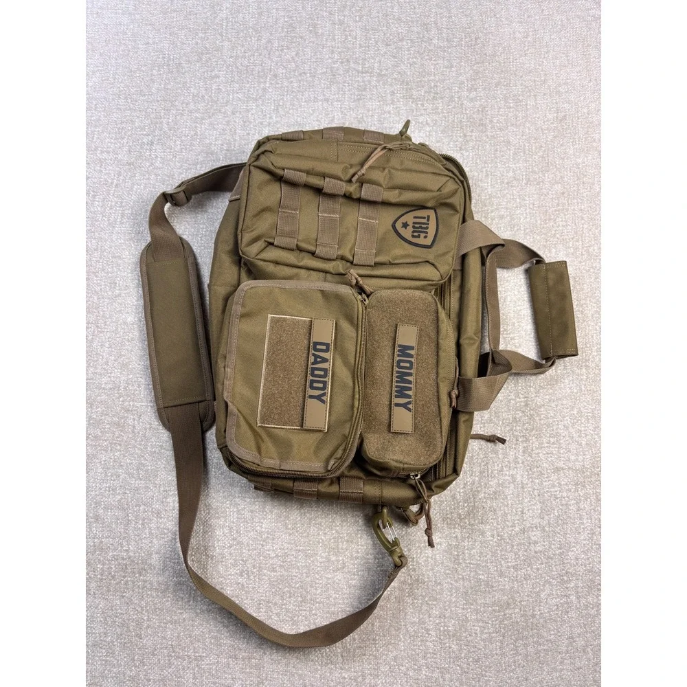 Tactical Baby Gear Deuce 2.0 Diaper Bag Messenger Coyote Brown TBG-DEUCE-CB